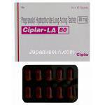 Ciplar-LA80、ジェネリックインデラルLA、プロプラノロール塩酸塩　80mg